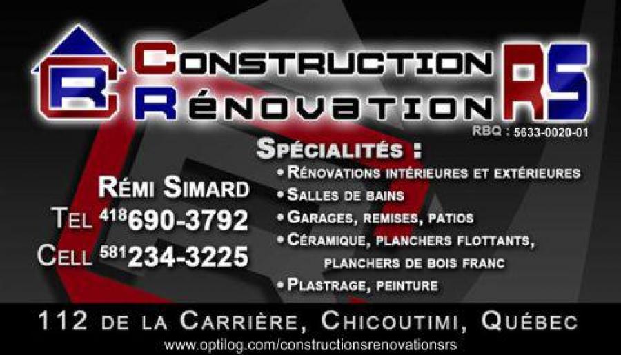 CONSTRUCTIONS RÉNOVATIONS Logo